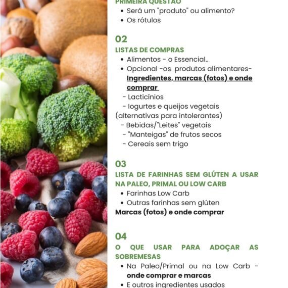 1 KIT INDICE - Listas Compras e Farinhas